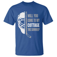 Will You Come To My Cottage This Summer T Shirt Retro LGBT Romance Hockey Fan