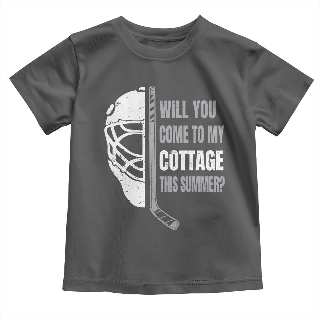 Will You Come To My Cottage This Summer Toddler T Shirt Retro LGBT Romance Hockey Fan