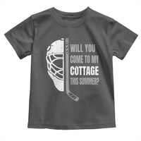 Will You Come To My Cottage This Summer Toddler T Shirt Retro LGBT Romance Hockey Fan
