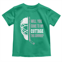 Will You Come To My Cottage This Summer Toddler T Shirt Retro LGBT Romance Hockey Fan