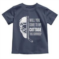 Will You Come To My Cottage This Summer Toddler T Shirt Retro LGBT Romance Hockey Fan