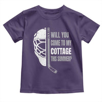 Will You Come To My Cottage This Summer Toddler T Shirt Retro LGBT Romance Hockey Fan