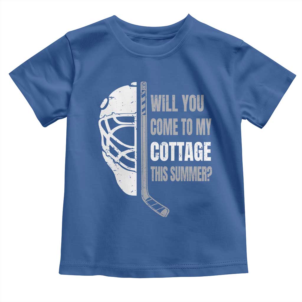 Will You Come To My Cottage This Summer Toddler T Shirt Retro LGBT Romance Hockey Fan