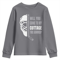 Will You Come To My Cottage This Summer Youth Sweatshirt Retro LGBT Romance Hockey Fan