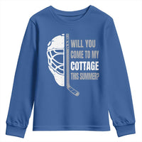 Will You Come To My Cottage This Summer Youth Sweatshirt Retro LGBT Romance Hockey Fan