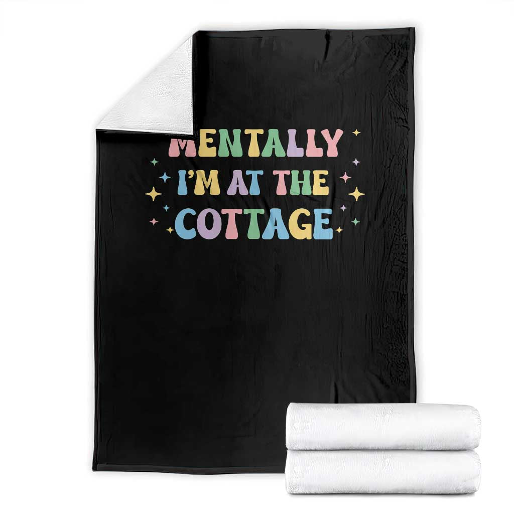 LGBT Romance Hockey Throw Blanket Mentally Im At The Cottage Team Hollanov Fan