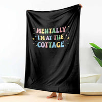 LGBT Romance Hockey Throw Blanket Mentally Im At The Cottage Team Hollanov Fan