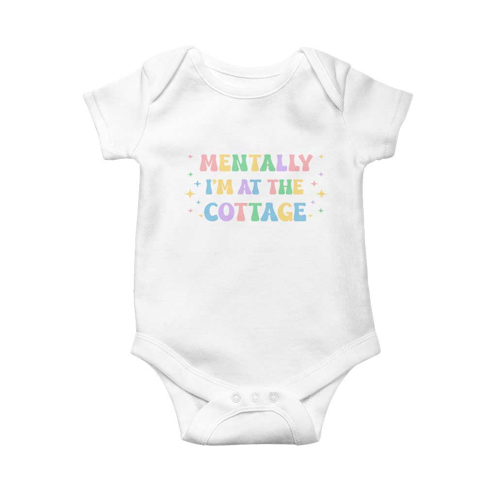 LGBT Romance Hockey Baby Onesie Mentally Im At The Cottage Team Hollanov Fan
