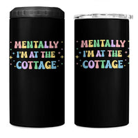 LGBT Romance Hockey 4 in 1 Can Cooler Tumbler Mentally Im At The Cottage Team Hollanov Fan
