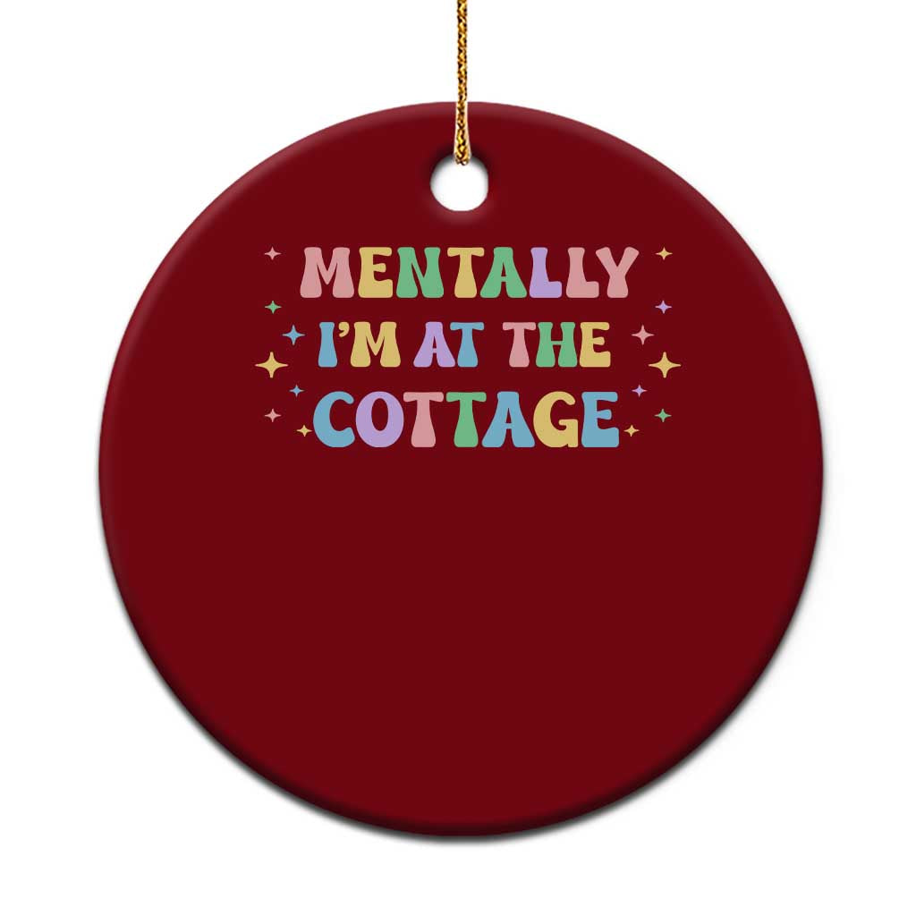 LGBT Romance Hockey Ceramic Ornament Mentally Im At The Cottage Team Hollanov Fan