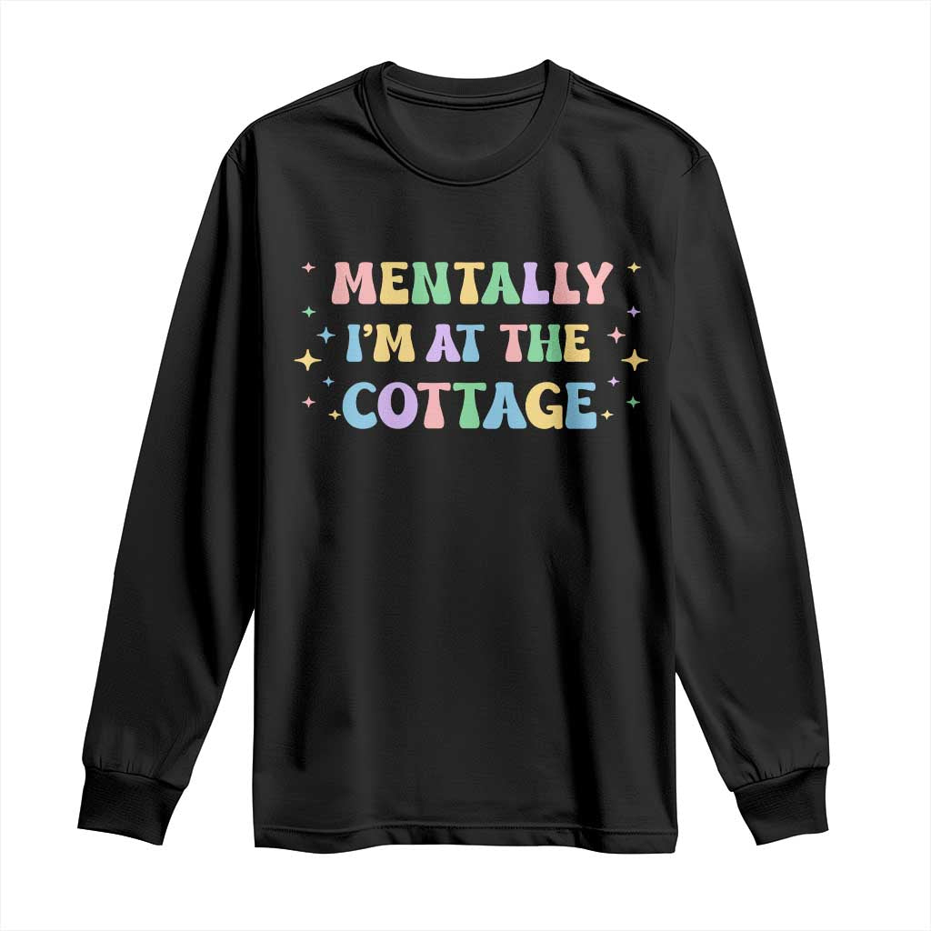 LGBT Romance Hockey Long Sleeve Shirt Mentally Im At The Cottage Team Hollanov Fan