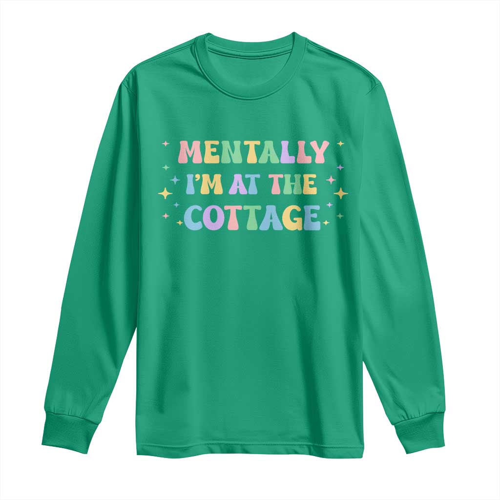 LGBT Romance Hockey Long Sleeve Shirt Mentally Im At The Cottage Team Hollanov Fan