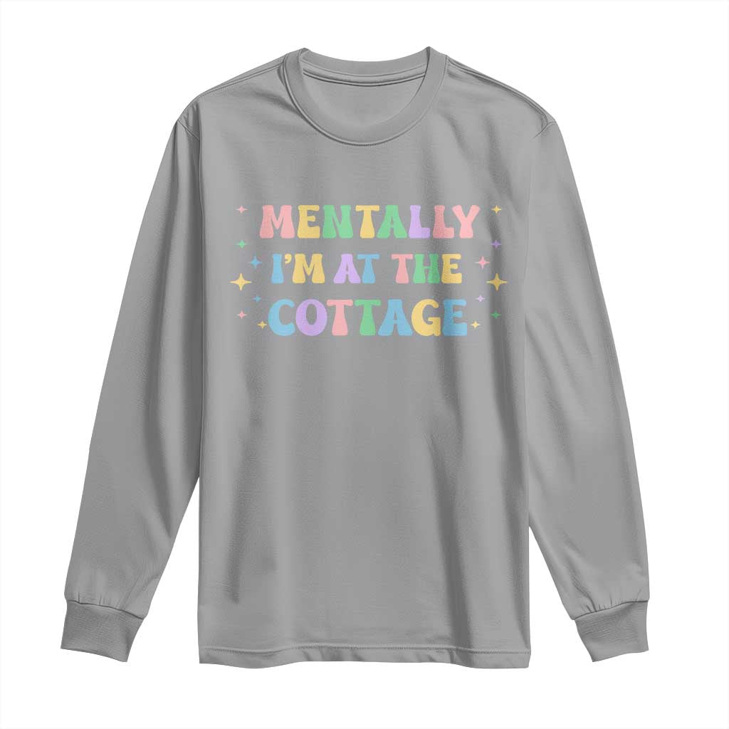 LGBT Romance Hockey Long Sleeve Shirt Mentally Im At The Cottage Team Hollanov Fan