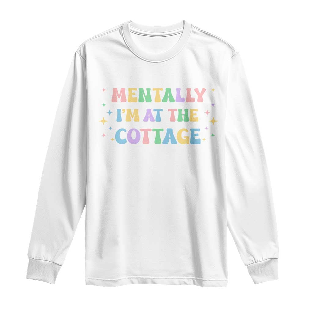LGBT Romance Hockey Long Sleeve Shirt Mentally Im At The Cottage Team Hollanov Fan