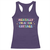 LGBT Romance Hockey Racerback Tank Top Mentally Im At The Cottage Team Hollanov Fan