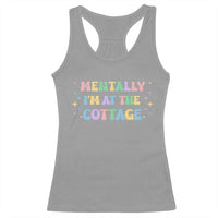 LGBT Romance Hockey Racerback Tank Top Mentally Im At The Cottage Team Hollanov Fan