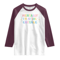 LGBT Romance Hockey Raglan Shirt Mentally Im At The Cottage Team Hollanov Fan