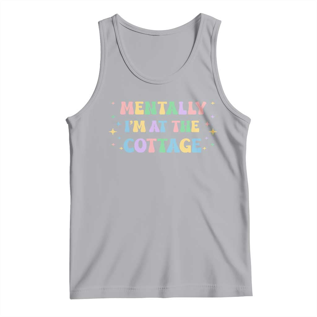 LGBT Romance Hockey Tank Top Mentally Im At The Cottage Team Hollanov Fan