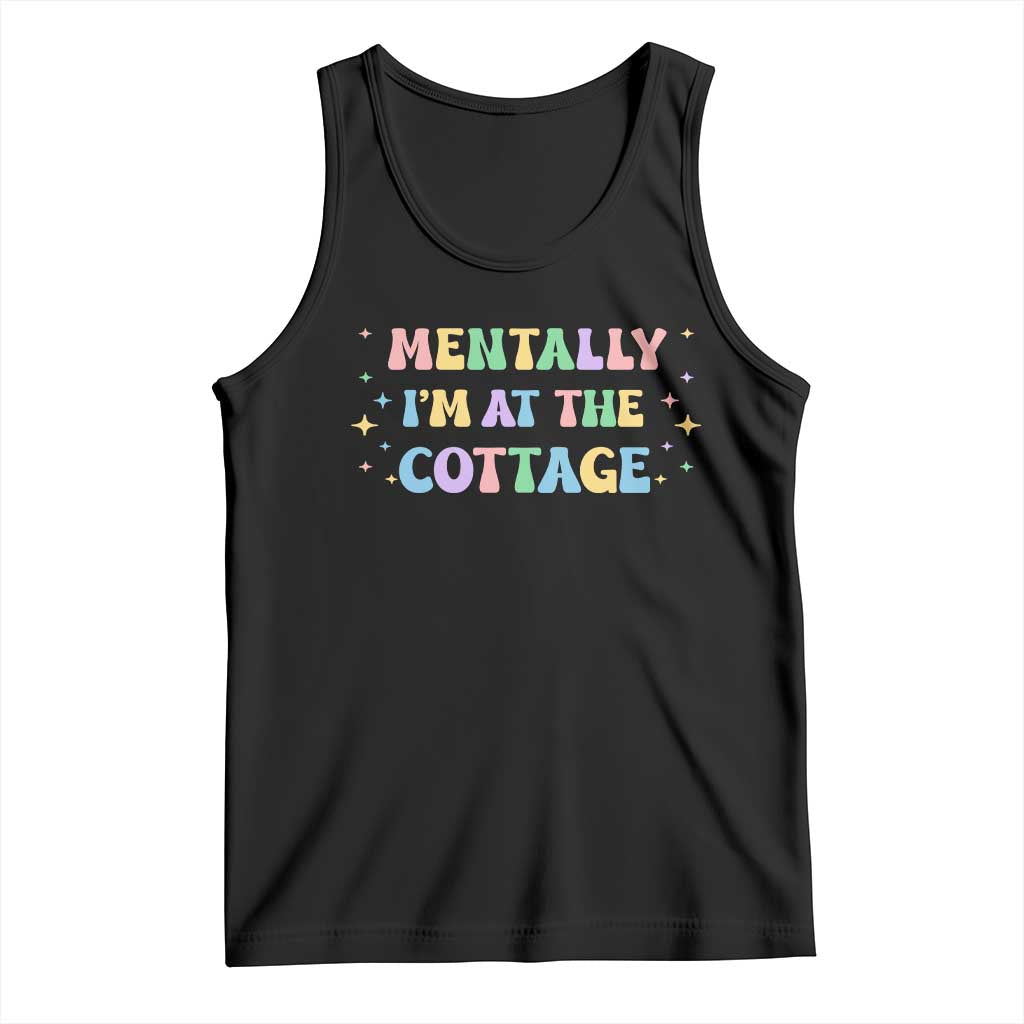 LGBT Romance Hockey Tank Top Mentally Im At The Cottage Team Hollanov Fan