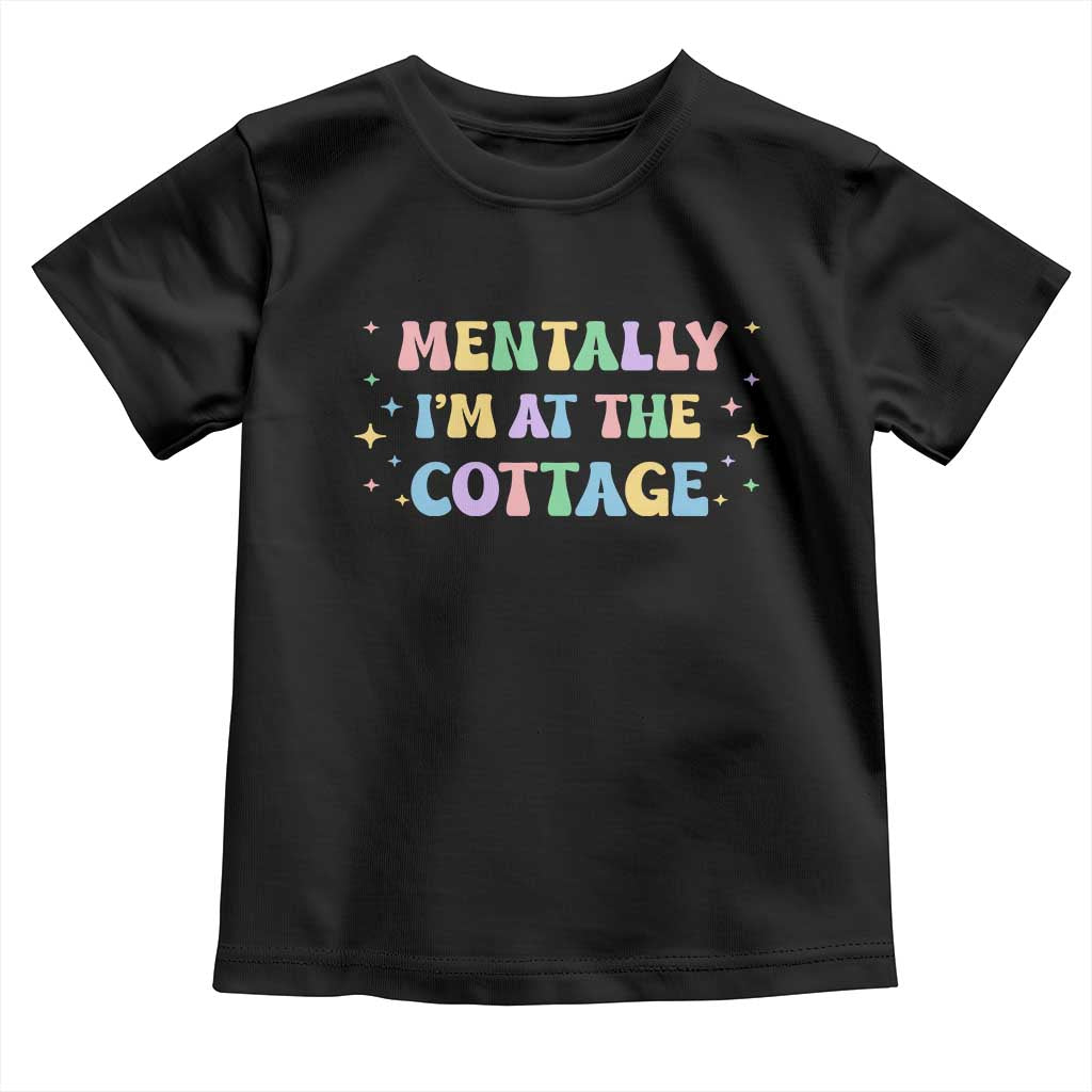 LGBT Romance Hockey Toddler T Shirt Mentally Im At The Cottage Team Hollanov Fan