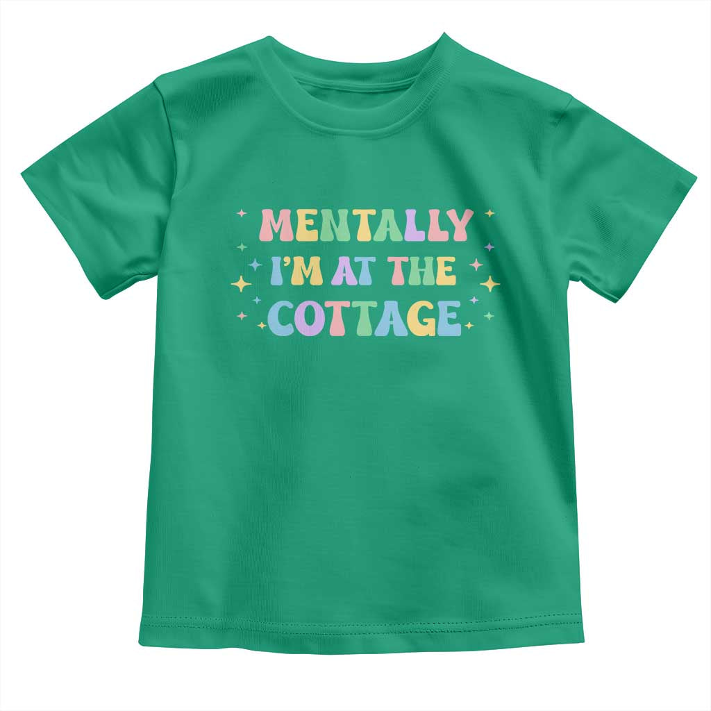 LGBT Romance Hockey Toddler T Shirt Mentally Im At The Cottage Team Hollanov Fan