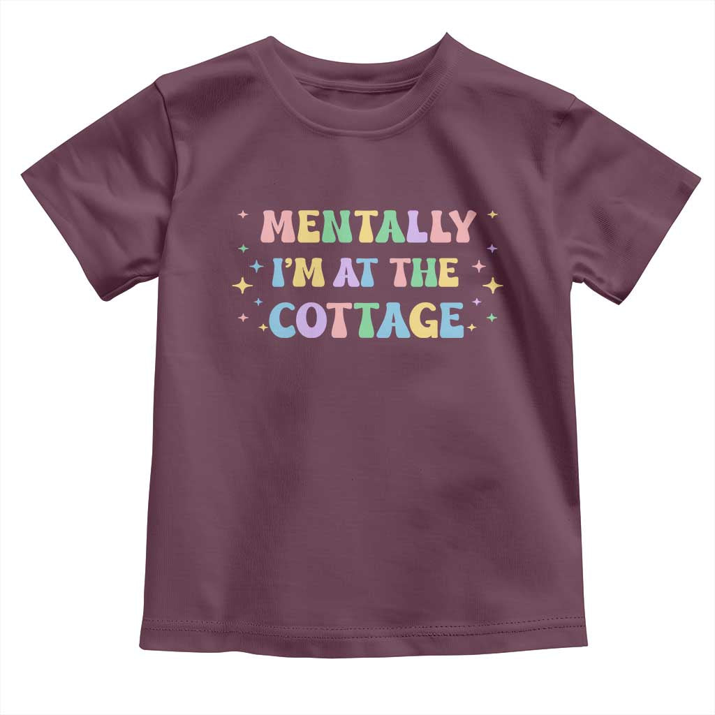 LGBT Romance Hockey Toddler T Shirt Mentally Im At The Cottage Team Hollanov Fan