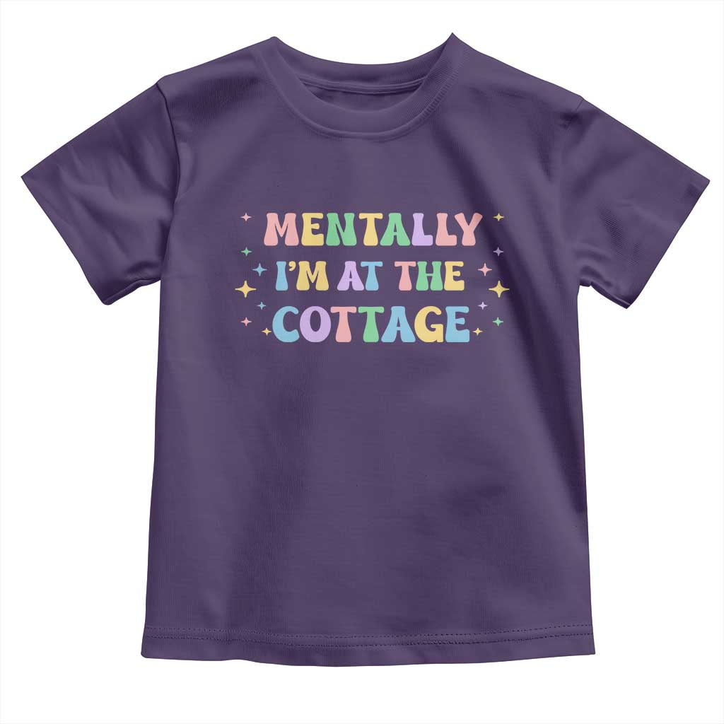 LGBT Romance Hockey Toddler T Shirt Mentally Im At The Cottage Team Hollanov Fan