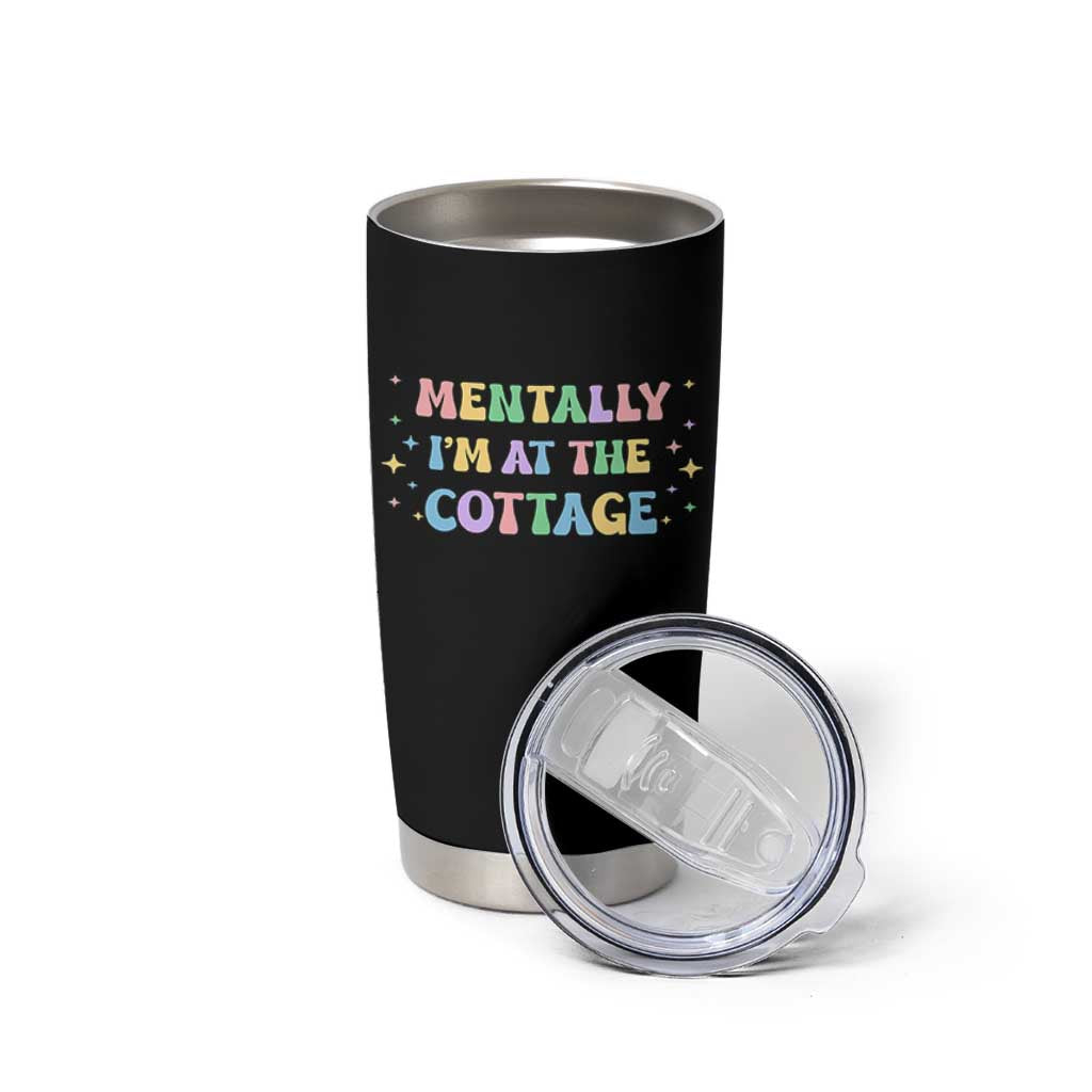 LGBT Romance Hockey Tumbler Cup Mentally Im At The Cottage Team Hollanov Fan