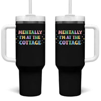 LGBT Romance Hockey Tumbler With Handle Mentally Im At The Cottage Team Hollanov Fan