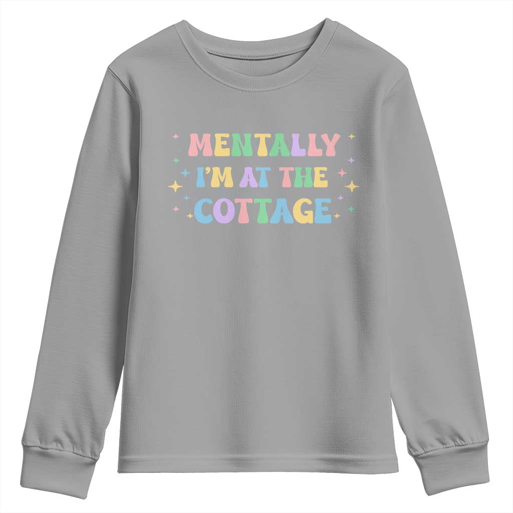 LGBT Romance Hockey Youth Sweatshirt Mentally Im At The Cottage Team Hollanov Fan