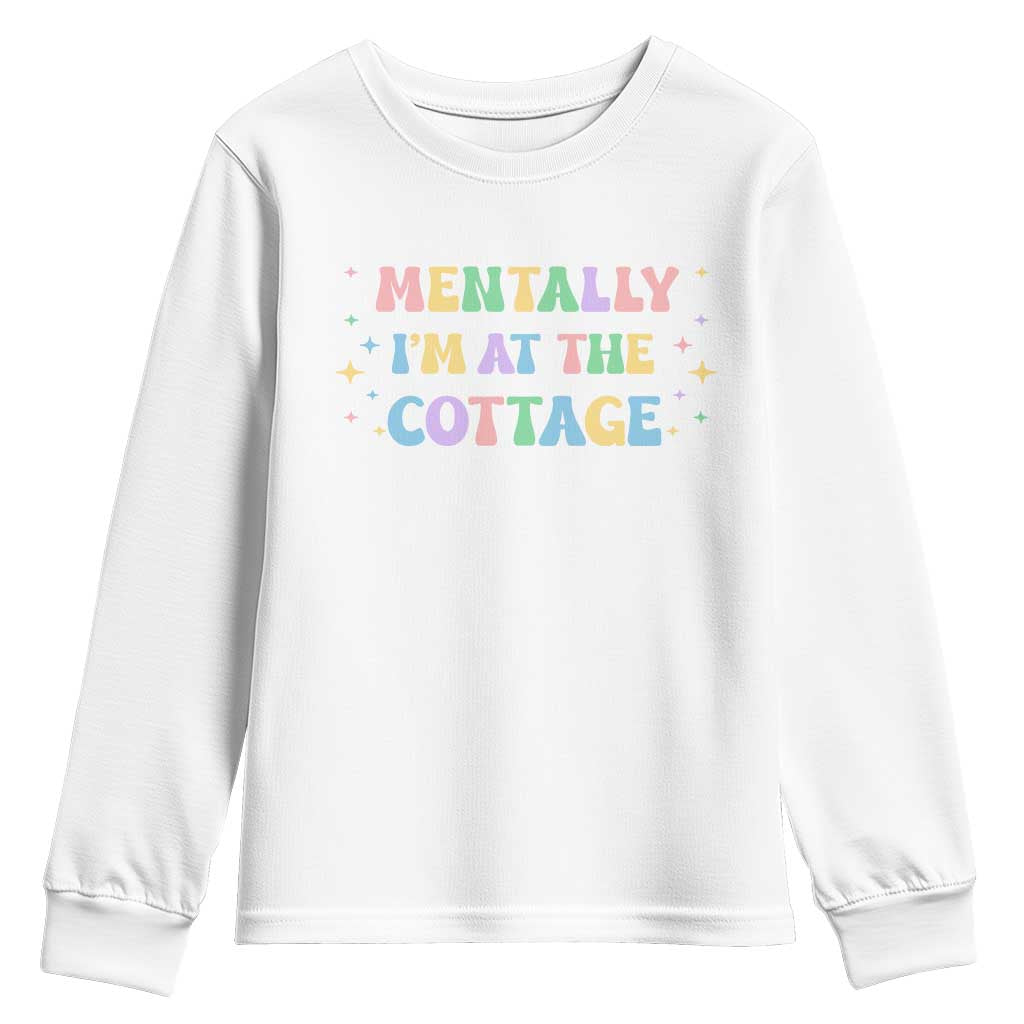LGBT Romance Hockey Youth Sweatshirt Mentally Im At The Cottage Team Hollanov Fan