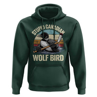 Stupid Canadian Wolf Bird Hoodie Retro Romance Hockey LGBT Book Movie Fans Gift