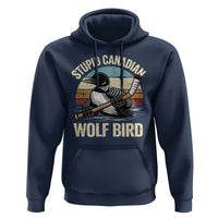 Stupid Canadian Wolf Bird Hoodie Retro Romance Hockey LGBT Book Movie Fans Gift