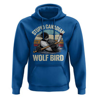 Stupid Canadian Wolf Bird Hoodie Retro Romance Hockey LGBT Book Movie Fans Gift