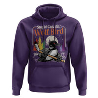 Stupid Canadian Wolf Bird Hoodie Retro Romance Hockey LGBT Book Movie Fans