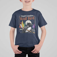 Stupid Canadian Wolf Bird T Shirt For Kid Retro Romance Hockey LGBT Book Movie Fans