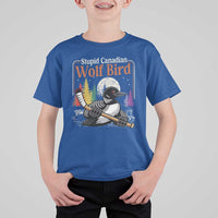 Stupid Canadian Wolf Bird T Shirt For Kid Retro Romance Hockey LGBT Book Movie Fans