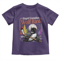 Stupid Canadian Wolf Bird Toddler T Shirt Retro Romance Hockey LGBT Book Movie Fans