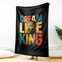 Black History Month Martin Luther King Day Throw Blanket I Have Dream