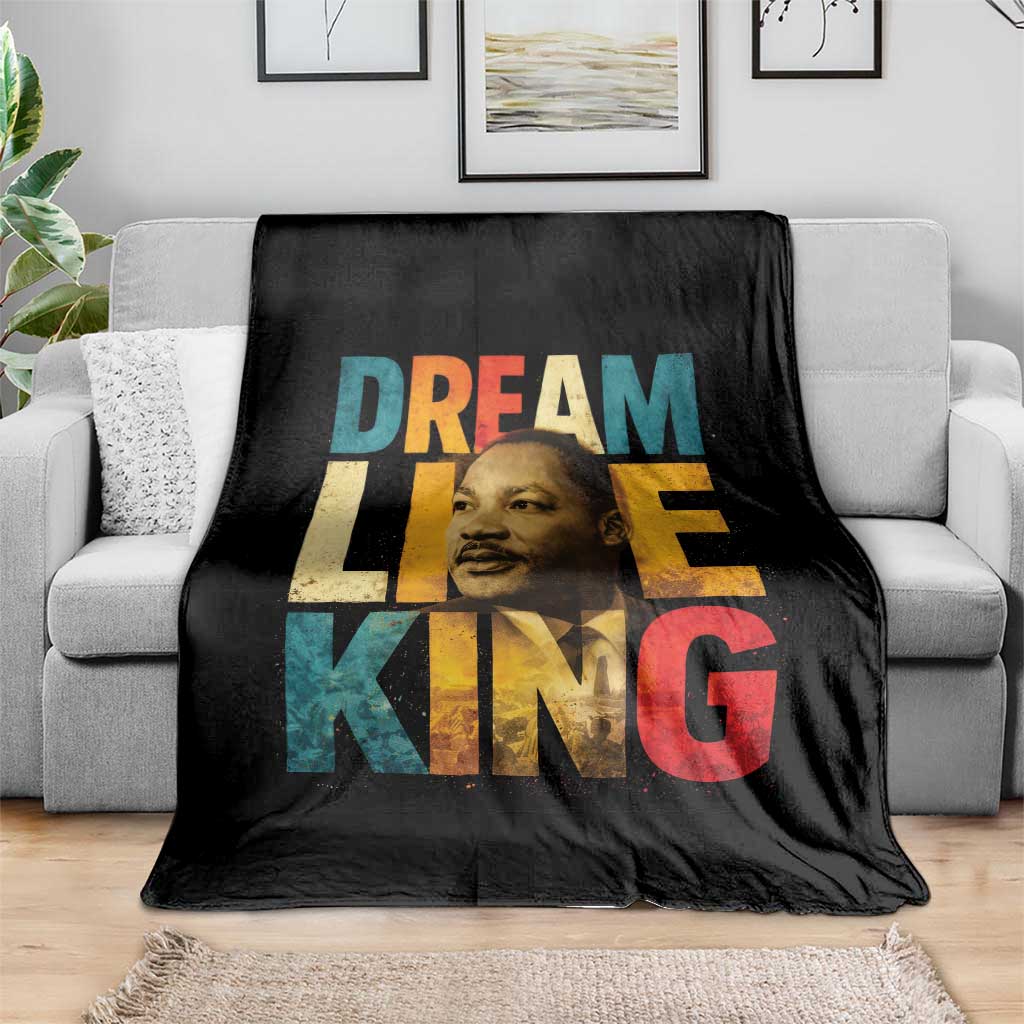Black History Month Martin Luther King Day Throw Blanket I Have Dream