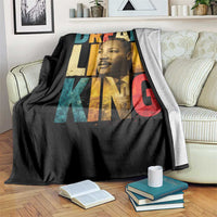 Black History Month Martin Luther King Day Throw Blanket I Have Dream