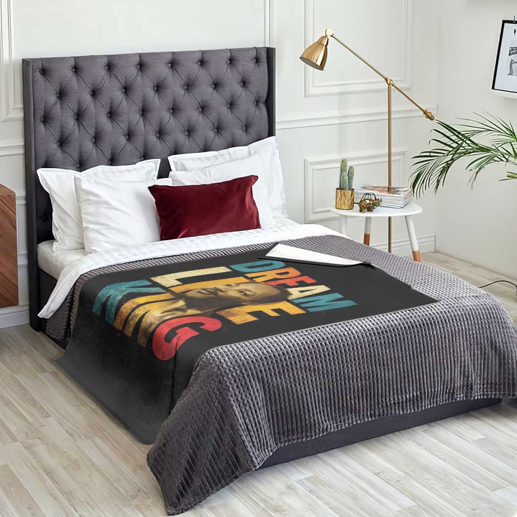 Black History Month Martin Luther King Day Throw Blanket I Have Dream