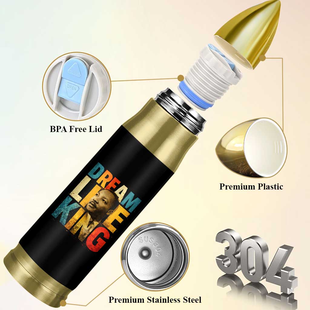 Black History Month Martin Luther King Day Bullet Tumbler I Have Dream