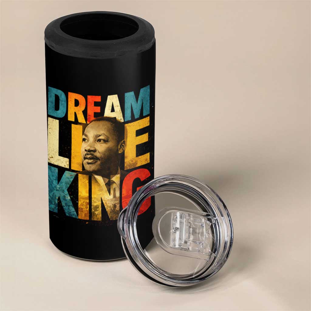 Black History Month Martin Luther King Day 4 in 1 Can Cooler Tumbler I Have Dream