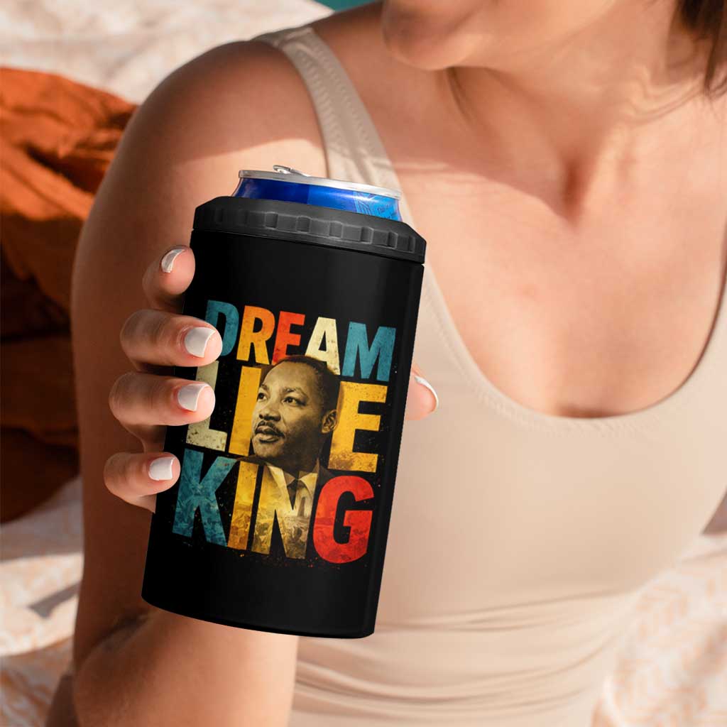 Black History Month Martin Luther King Day 4 in 1 Can Cooler Tumbler I Have Dream