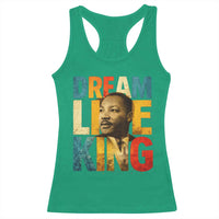 Black History Month Martin Luther King Day Racerback Tank Top I Have Dream