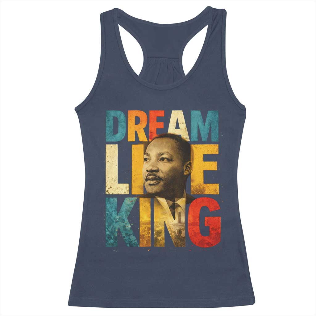 Black History Month Martin Luther King Day Racerback Tank Top I Have Dream