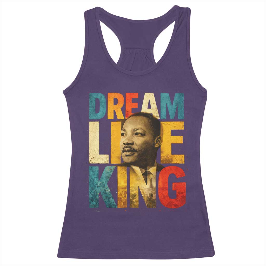 Black History Month Martin Luther King Day Racerback Tank Top I Have Dream