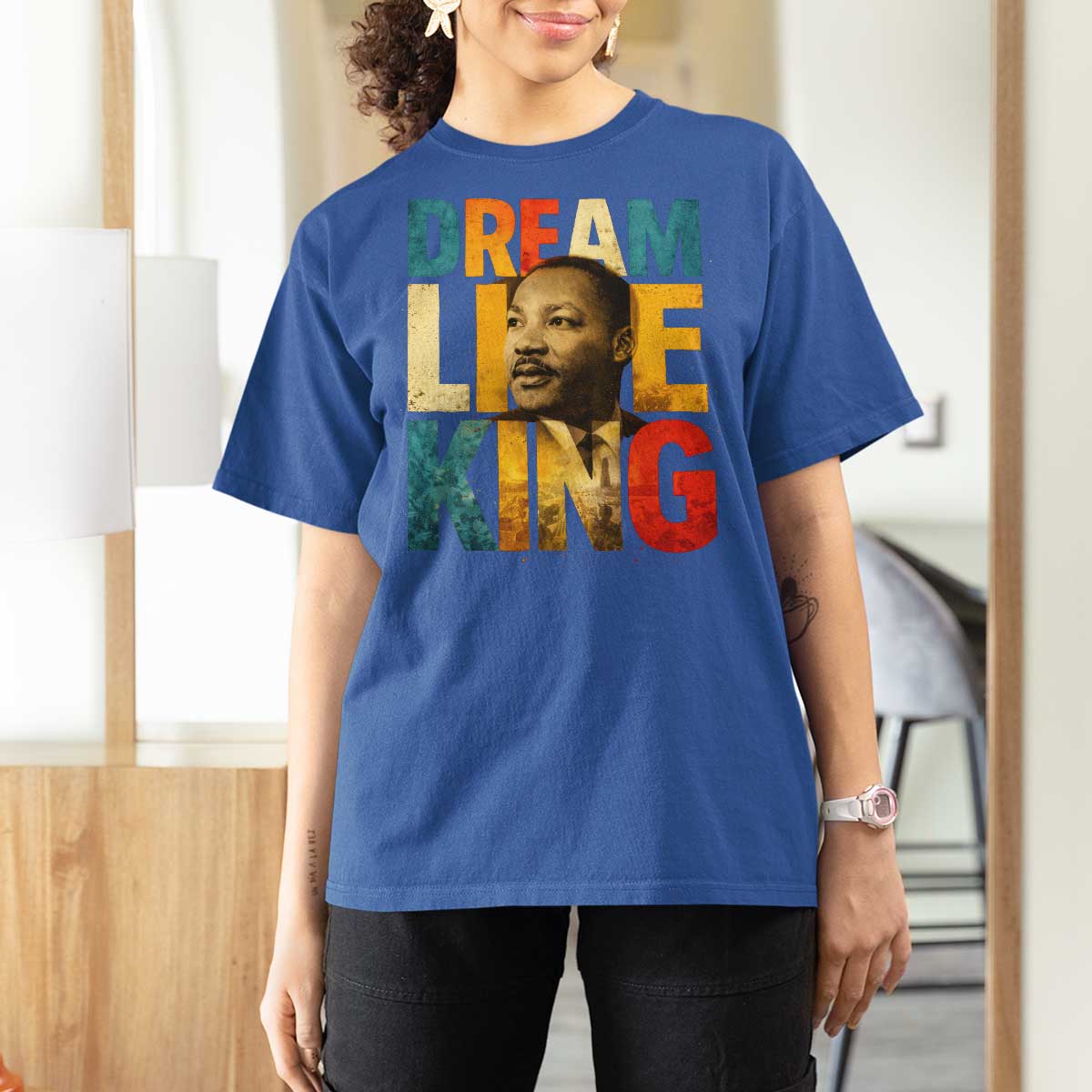 Black History Month Martin Luther King Day T Shirt For Women I Have Dream