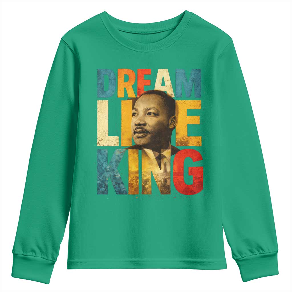 Black History Month Martin Luther King Day Youth Sweatshirt I Have Dream